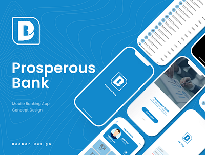 Prosperous Bank App Design brand design design graphic design ui