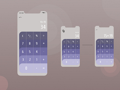 Calculator. #dailyui Day 4.