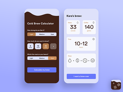 Cold Brew Calculator