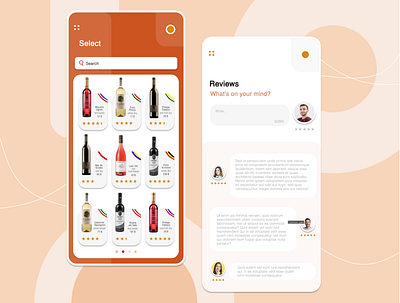 Wine app (2) app design ui ux wine