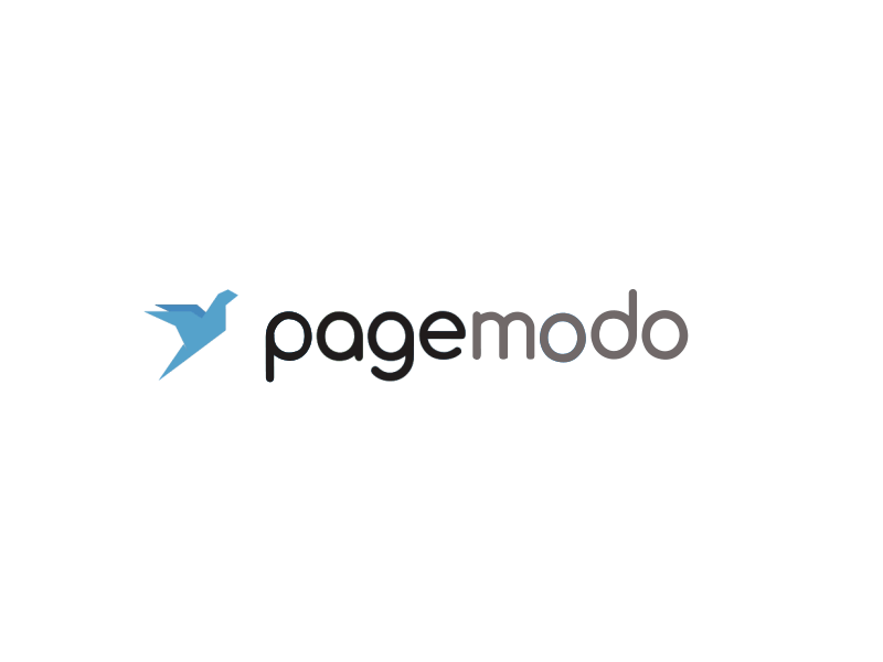 Pagemodo Logo (GIF) animated bumper gif logo motion