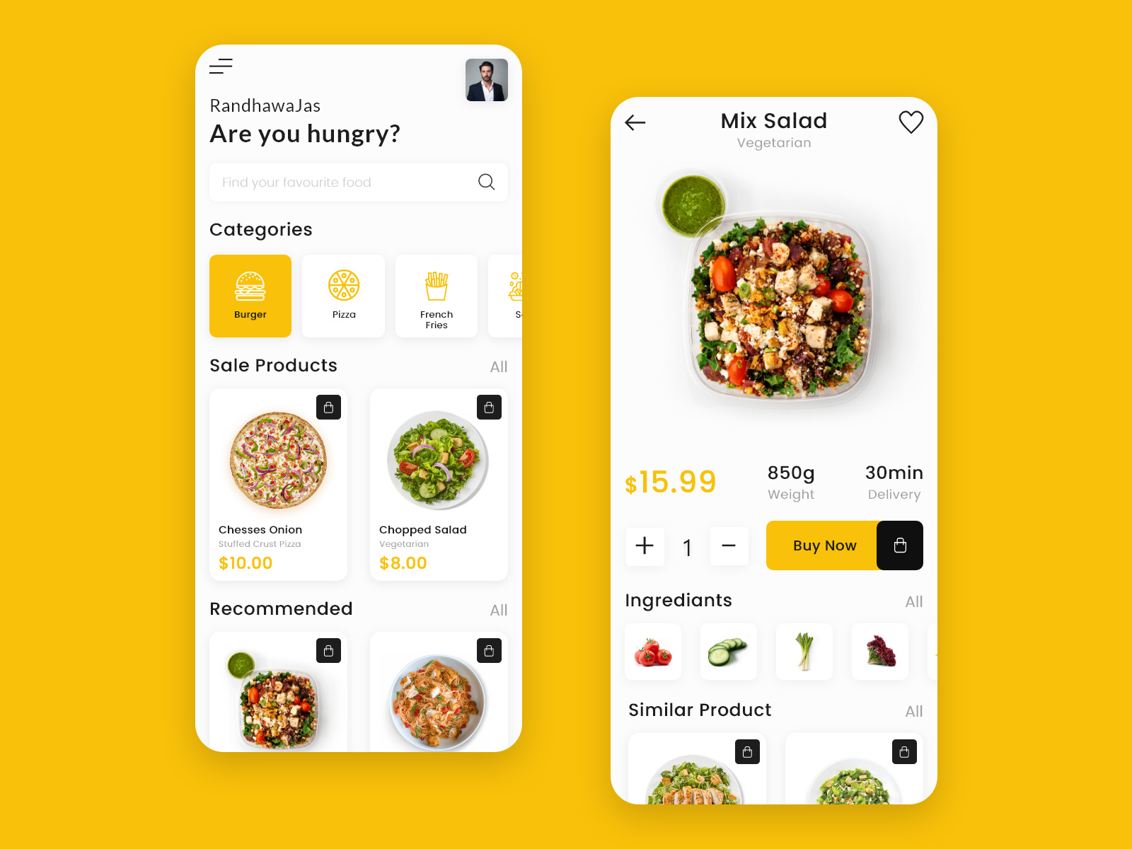 Fast Food App by ROYALz CREATION on Dribbble