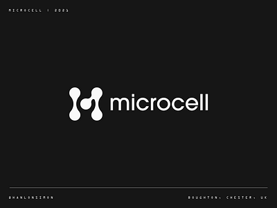 Microcell black brand brandidentity branding branding design cell clean icon identity identitydesign liquid logo logodesign logomark medical simple white