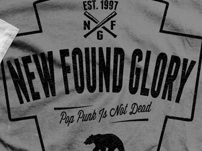 NFG 1997 bat bear newfoundglory pop punk retro texture vintage