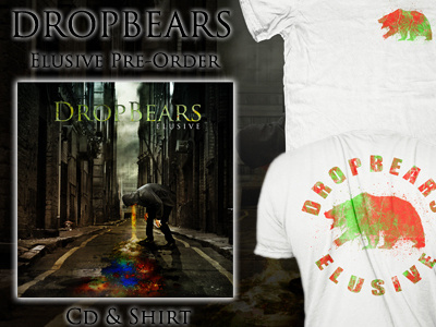 Drop Bears- Ellusive preorder album aus australia band bears design drop dropbears dye preorder shirt tie dye