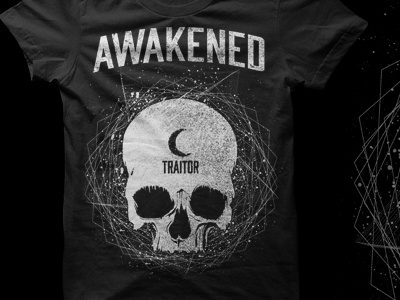 Awakened- Traitor art awakened cover design metal metalcore shirt traitor