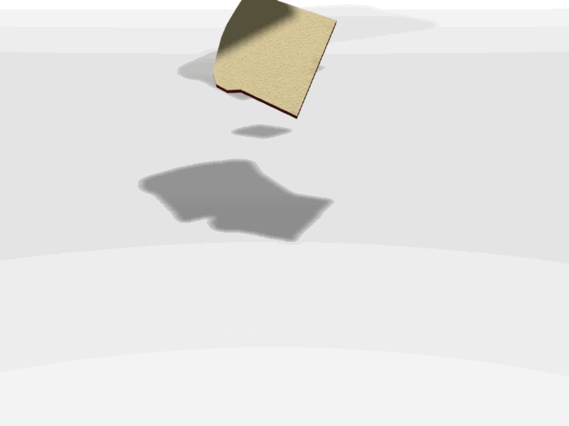 New Years Toast 3d 3december animation butter cannon.js javascript physics three.js toast