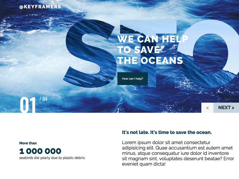 Oceanic Overlay (CSS only) by Shaw on Dribbble