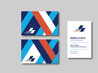 Scottish Engineering business cards business card design