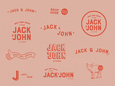 Rejected Logos ---- Compiled branding culinary design food food and beverage foodie icon icon set logo logo design logogram logotype pork typography vector vector illustration