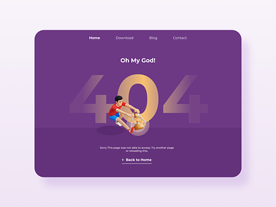 404 Error 3d 404 error uiux web design