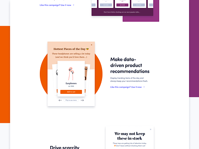 Product recommendation part 2 branding campaign colorful design figma landing page minimal minimalist mockup popup product ui ux web website