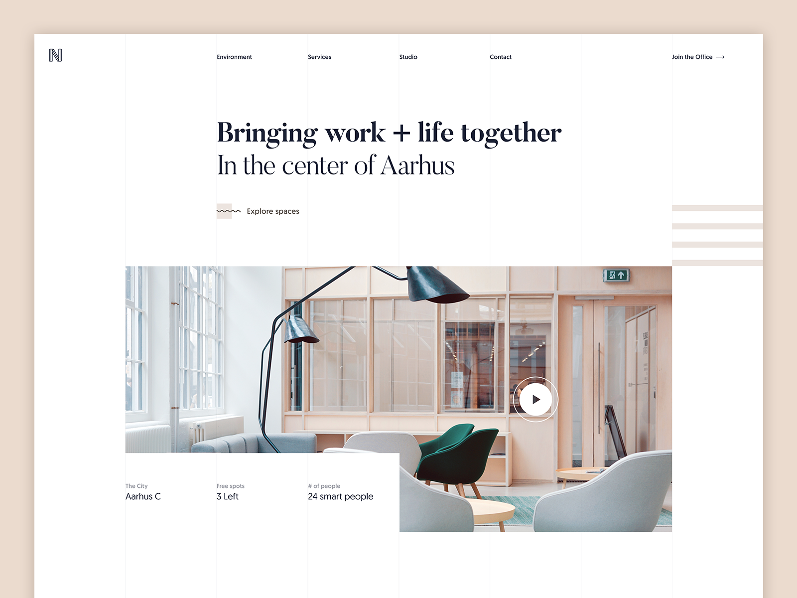 Office space in Aarhus by Michael Yde on Dribbble