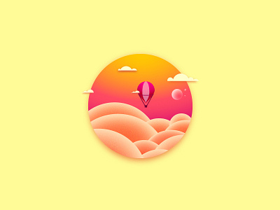 A sweet journey badge circle clean colors cute design food illustration vector yellow