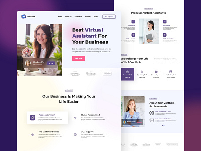 Voithos - Virtual Assistant Website