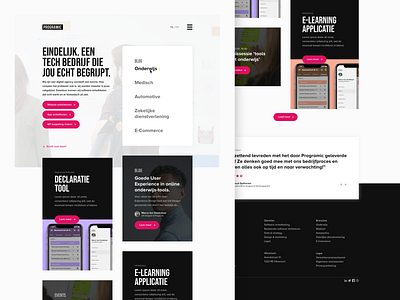 Programic website redesign