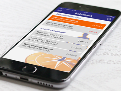 Rabobank app redesign app apple design fun ios iphone mobile rabobank redesign smartphone ui