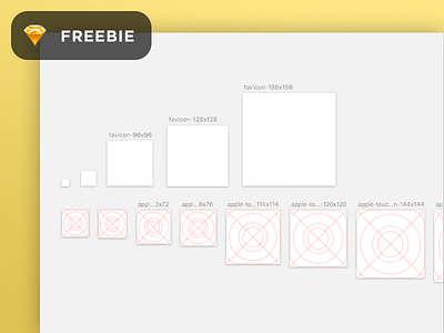 [Freebie] Favicon/iOS icon template!