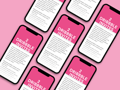 2 dribbble invites!