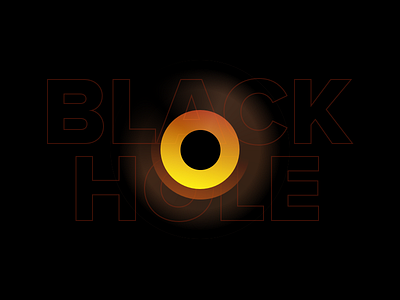 Black Hole astronomers black black hole design earth fun galaxy graphic hole illustration mark milky way red solar system universe visual yellow