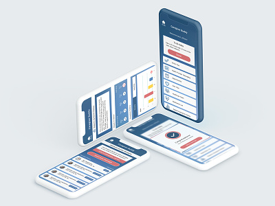 Carer App Design app design mobile ui