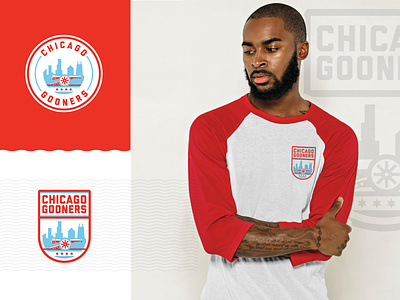 Chicago Gooners Logo Update Mood apparel arsenal arsenal fc badge chicago crest logo soccer