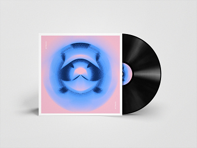 Cotton Candy Skies abstract blue branding cotton candy design music pink record