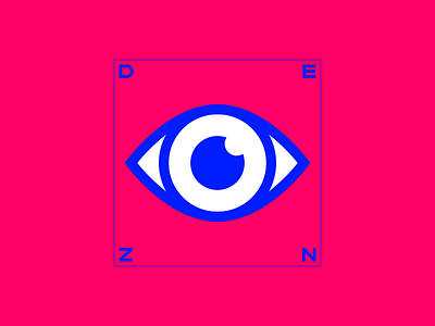 dezn eye. bright design eye icon illustration