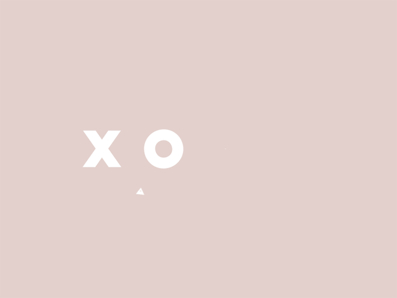 xoxo after effects animation hug kiss letters love o pink x