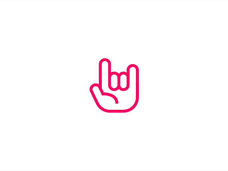manos grandes cute gif hand icon illustration line lineart pink simple