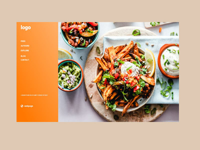 food website designs