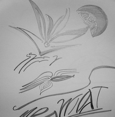 Garabatale 01 drawing letters pencil