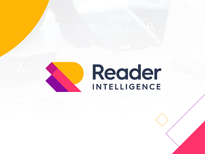 Reader Intelligence analytic branding identity initials lettermark logo logotype mark minimalist monogram symbol