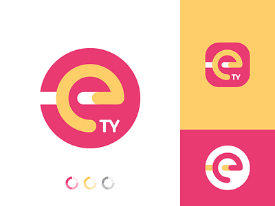 ety's Creation boutique logo brand branding e identity initials lettermark logotype mark minimalist monogram symbol