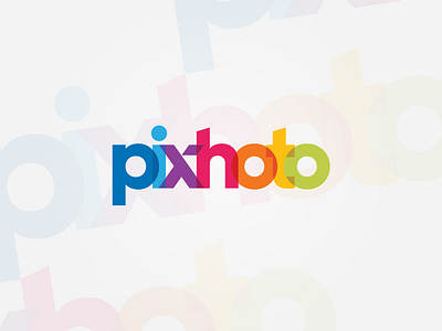 pixhoto branding color graphaety illustration initials lettermark logo logoinspire logotype minimalist monogram pixel symbol wordmark