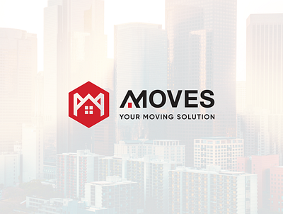 Moves geometric home house identity illustration initials logo logoinspire logos logotype m modern monogram