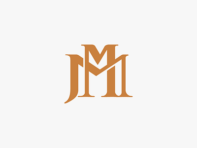 JMM branding graphaety identity illustration initials jmm lawlogo letter lettering logo m monogram wordmark