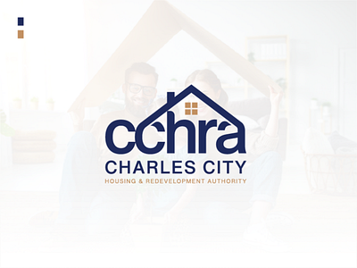 CCHRA branding design home house identity illustration initials logo minimalist monogram real estate roof symbol wordmark