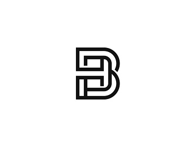 BH identity logo logotype mark monogram symbol