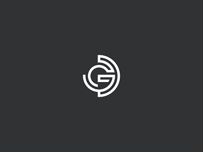 DG GD D G abstract branding d dg gd initials letter letterform logo logomark minimal minimalist monogram simple