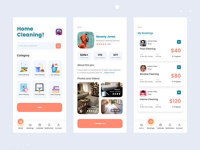 Cleaning Service Mobile App