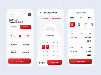 Flight Ticket Booking App