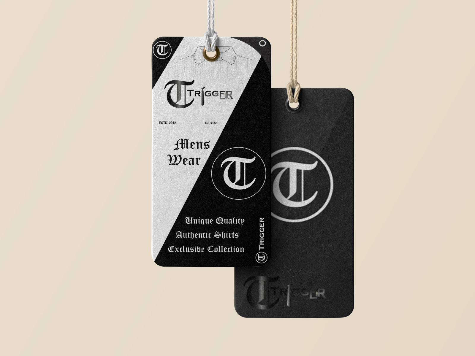 Menswear Shirt Branding - Hangtags & Labels on Behance