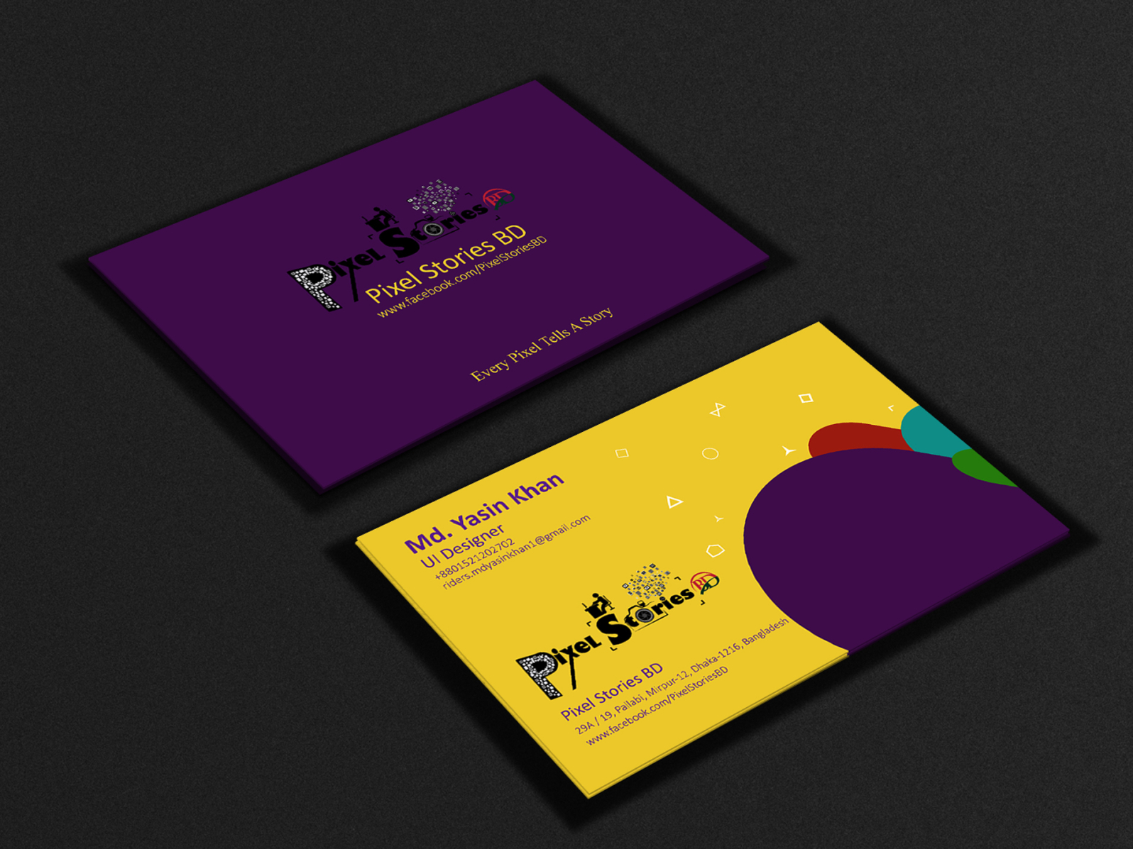 Business Card Design by Md. Yasin Khan on Dribbble