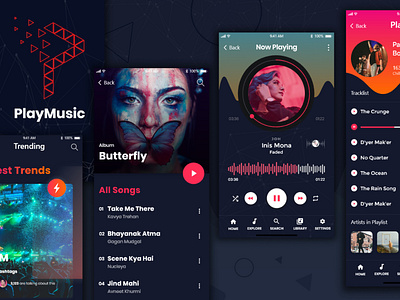 App UI - Music App by Md. Yasin Khan on Dribbble