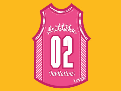 Dribbble Invites - Jersey dribbble illustration illustrator invitation jersey vector