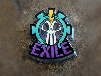 Wildstar - Exile Slaps die cut exile fanart illustration illustrator slaps stickers vector videogame vinyl wildstar