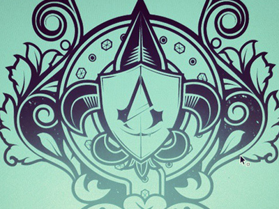 Assassin's Creed Unity - Shirt Contest WIP assassins creed fleur de lis games illustration illustrator shirt design vector video games wip