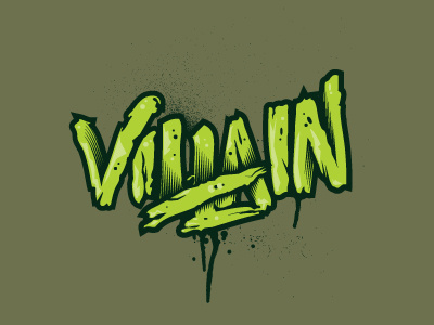 Men VS Cosplay - Villain Shirt grunge handlettering illustration illustrator type typgraphy villain