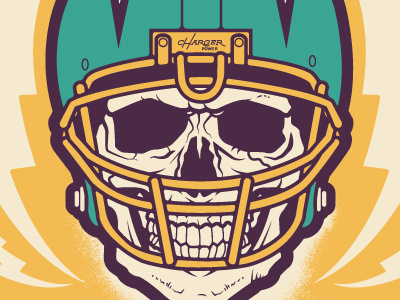 Charger Power bolts chargers football helmet illustration illustrator lightning skull sports vector